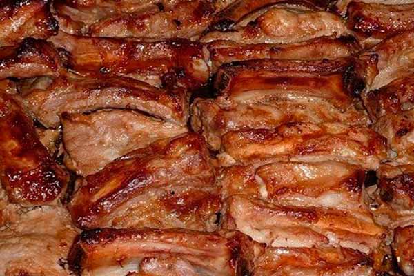 Ребро в маринаде в духовке