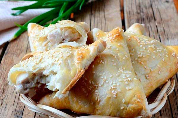 Самса с курицей в домашних условиях