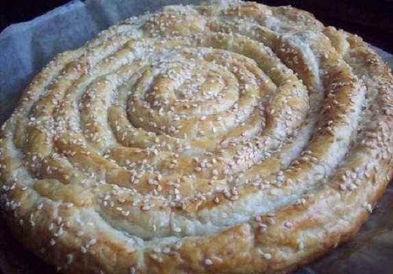 Сырный пирог "Улитка"