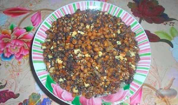 Пшеничная рождественская кутья