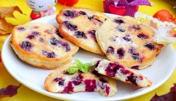 Блинчики с ягодами