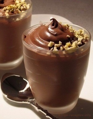 Шоколадно сливочный десерт
