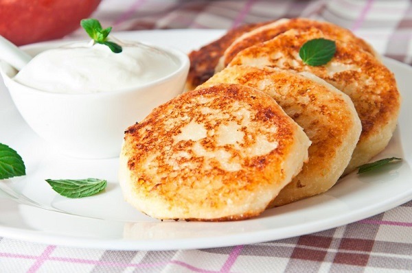 Сырники с яблоком