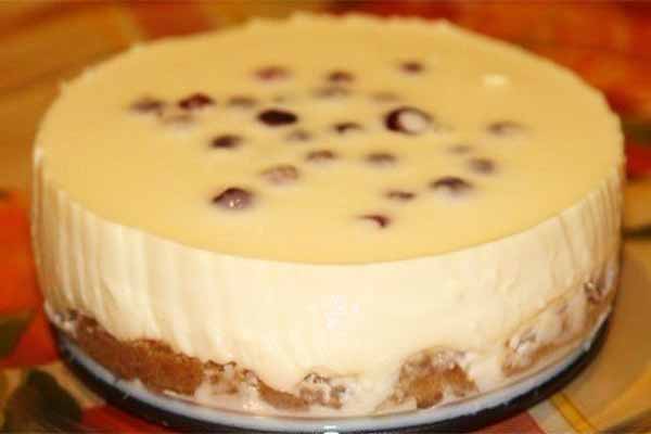 Сметанный чизкейк со сгущенкой