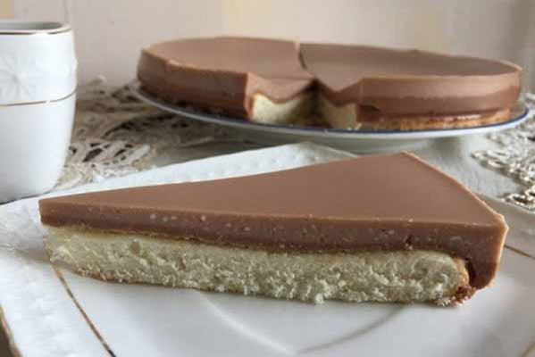 Творожный торт с шоколадом