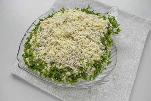 Фаршмак из селедки с яйцом