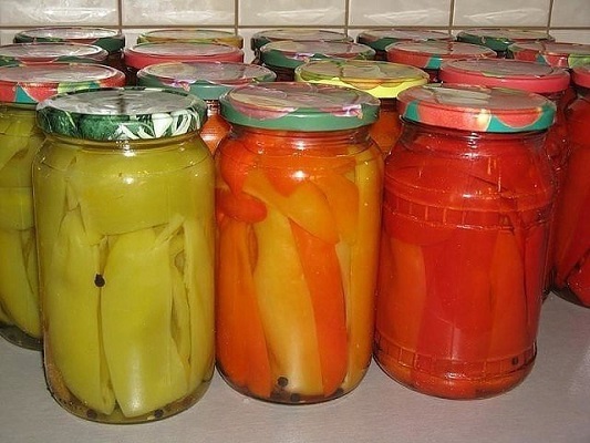 Перец маринованый в банке на зиму