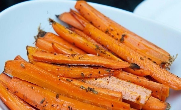 Морковь, запеченая со специями
