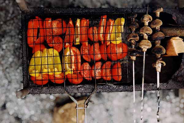 Овочі на мангалі овочі Овочі на мангалі овочі