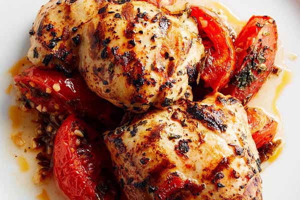 Курячі ніжки з помідорами Курячі ніжки з помідорами