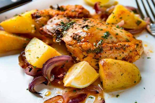 Рецепт м'яса птиці з картоплею Рецепт м'яса птиці з картоплею