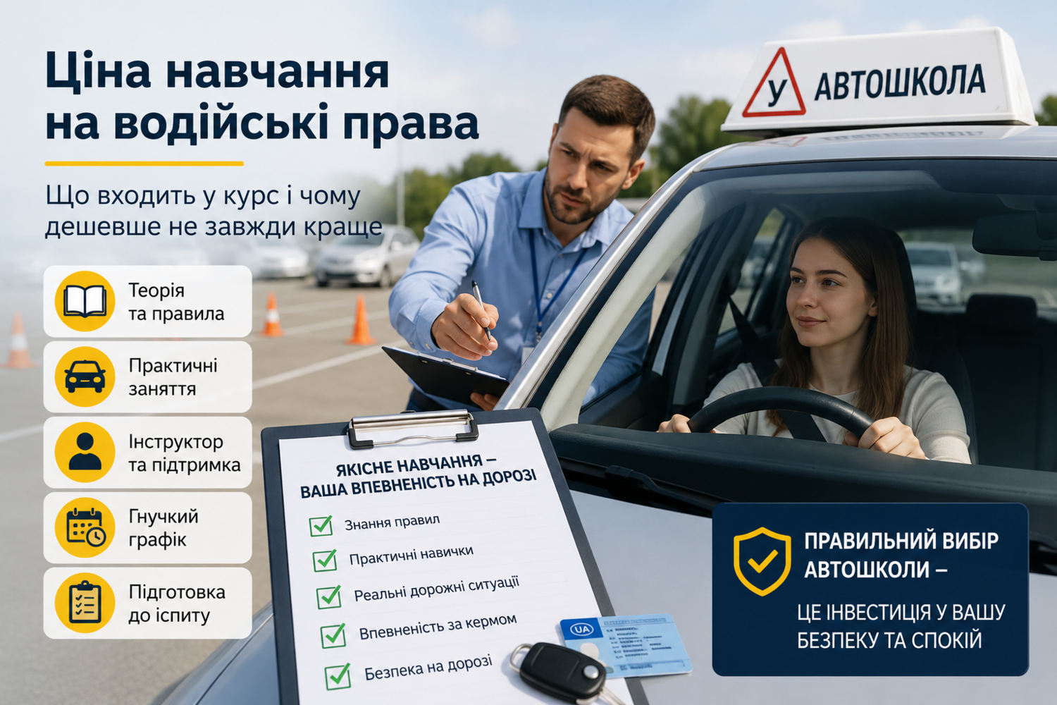 Ціна навчання на водійські права: як не переплатити й н...