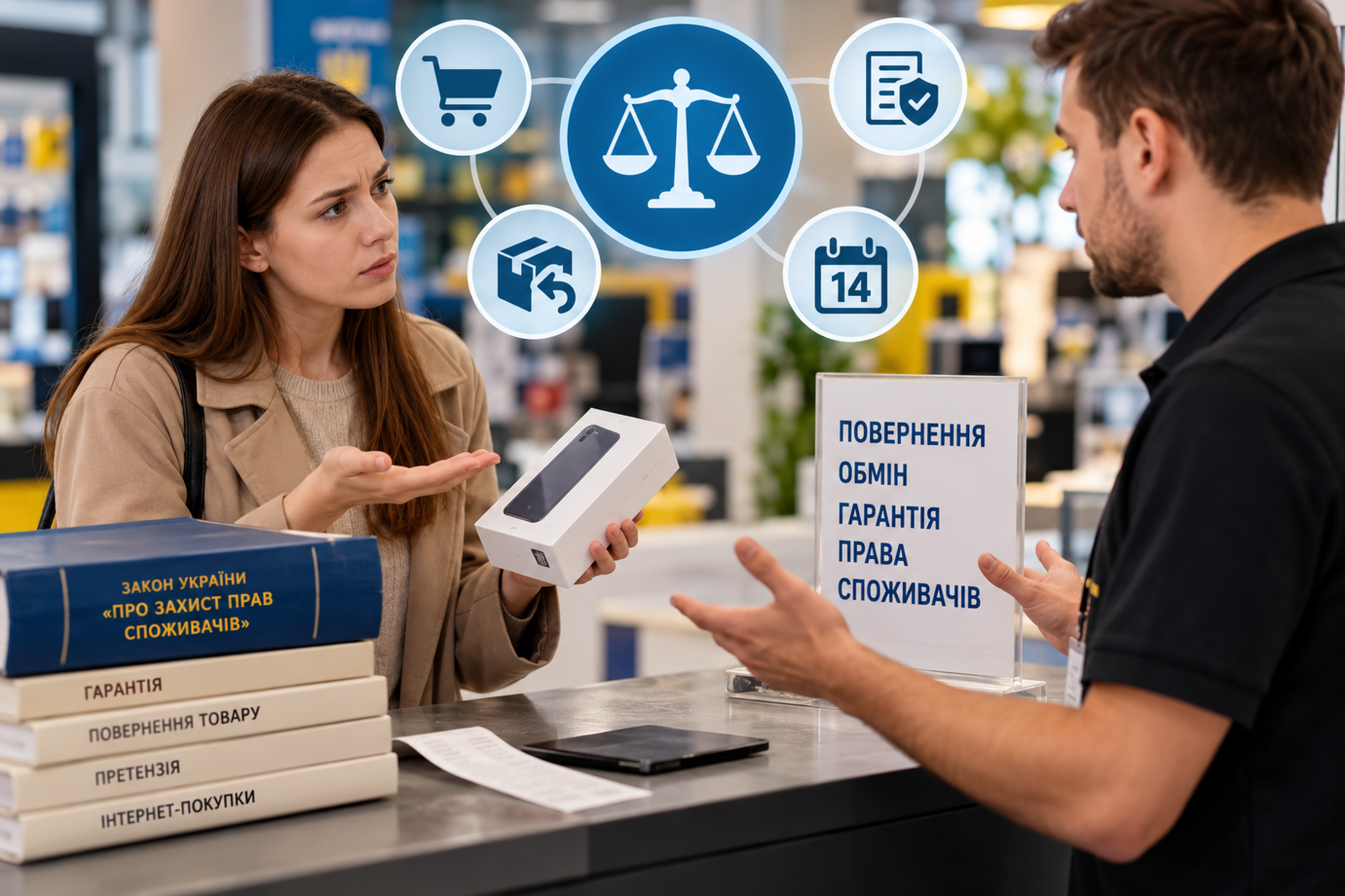 Як захистити свої права споживача: обмін, повернення, гарант...