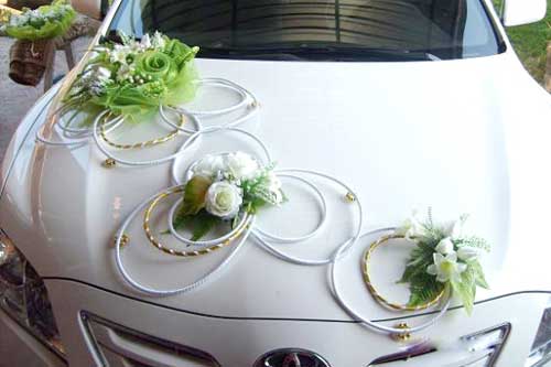  Как украсить автомобиль на свадьбу 