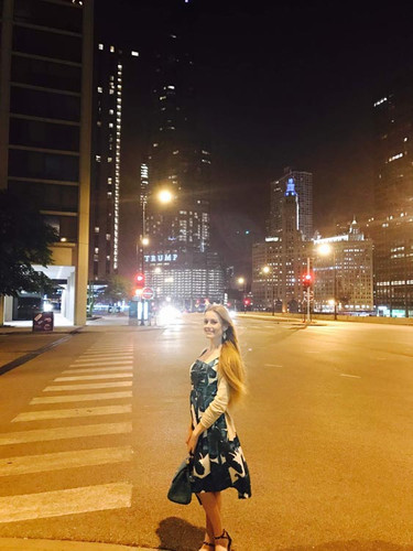 Після концерту прогулялись вечірнім Чикаго