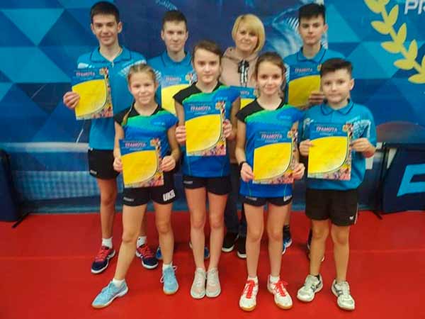 Чемпіонат Полтавщини з настільного тенісу серед юнаків та дівчат