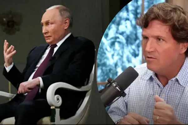 Карлсон висміяв слова Путіна про "денацифікацію"